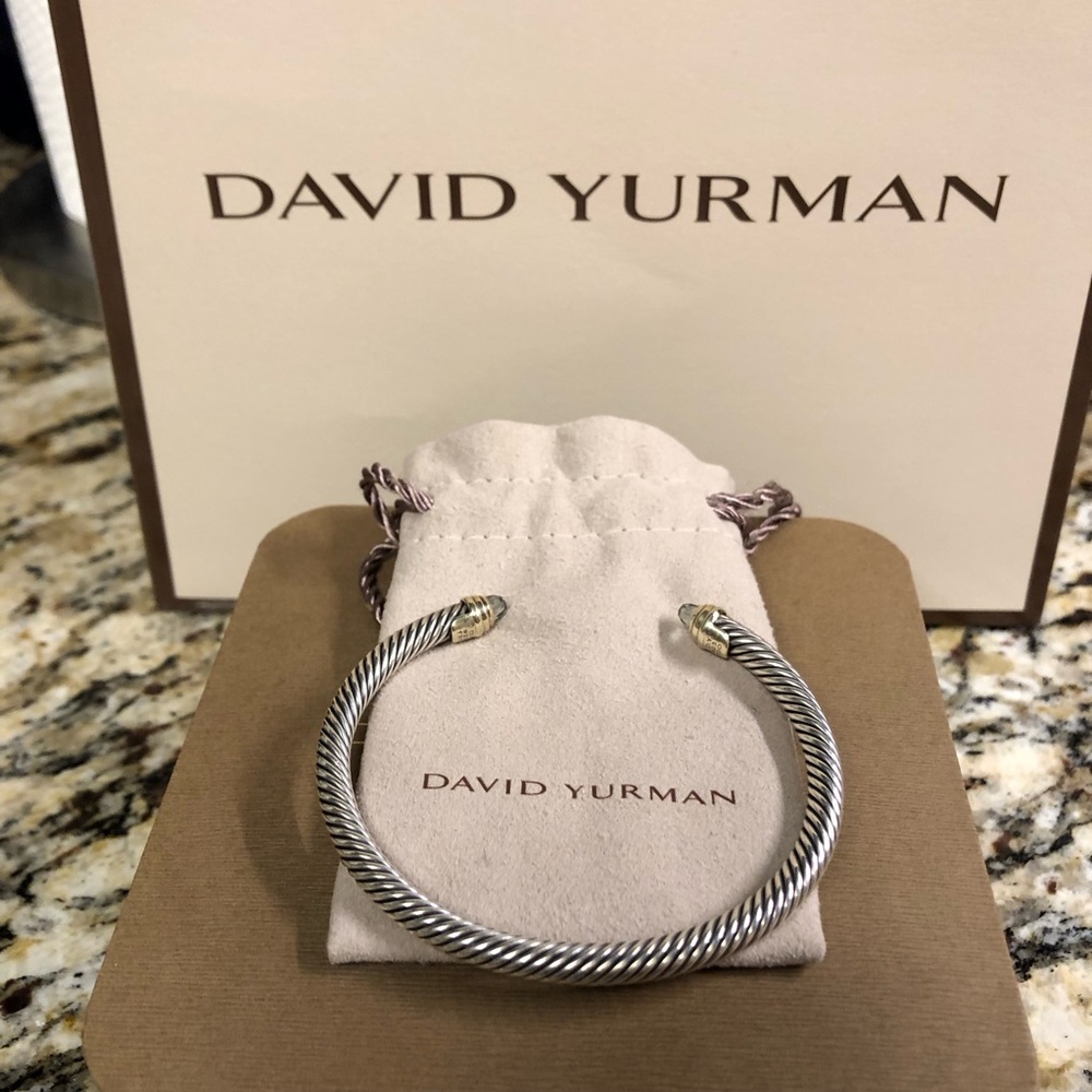 David Yurman Silver Cable Bracelet